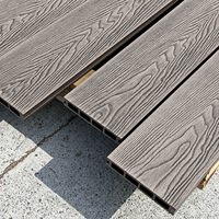 Revêtement de terrasse en composite WPC écologique et moderne, aspect bois, pour balcon, jardin extérieur, piscine, imperméable, co-extrusion