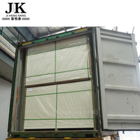 Machine à fabriquer des portes en MDF JHK-M03 pour portes intérieures modernes à ouverture latérale, apprêt blanc, portes simples en bois, designs de portes d'entrée