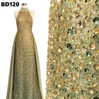 Tissu en dentelle brodé de perles et de paillettes, prix usine Chine, collection 2026, idéal pour mariages et célébrations