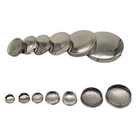 Capuchon de bouchon à étanchéité rapide en acier inoxydable Couvercle de trou de tuyau intérieur décoratif avec rondelle de perceuse aveugle de polissage