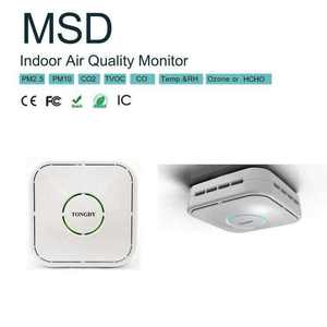 Sistema di Monitoraggio IAQ in Tempo Reale MSD-09 per CO2, PM2.5, TVOC, HCHO, Temperatura, Umidità, RS485, BACnet, IP30 per Edifici Commerciali - Product Image 2