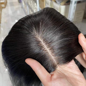 Productos para la pérdida de cabello para <span class=keywords><strong>mujer</strong></span>, Base de seda de pelo virgen de 14x16cm, tratamiento de <span class=keywords><strong>Alopecia</strong></span> fina - Product Image 3