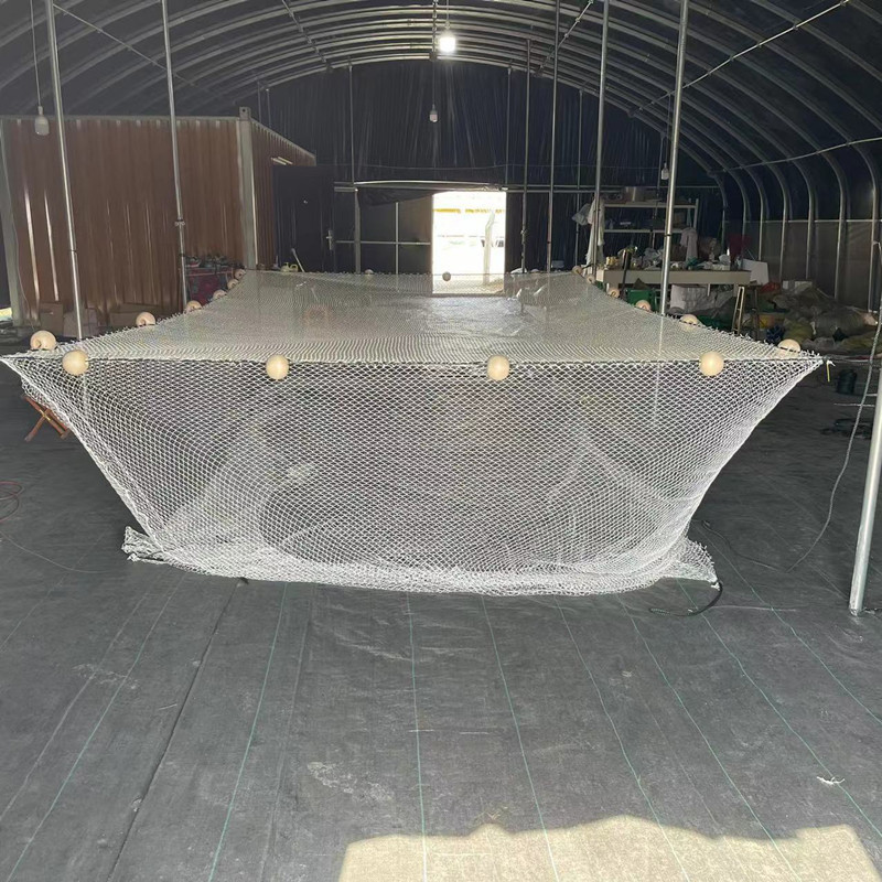 HDPE нейлоновая безузловая Тилапия, аквакультура, клеточные сети, плавающие квадратные пластиковые ловушки для рыбоводства