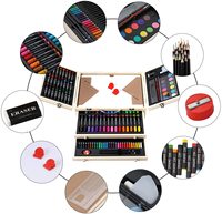 Kit d'artisanat en bois avec crochets à dessin, pour enfants et adolescents débutants, loisirs créatifs, 108 pièces