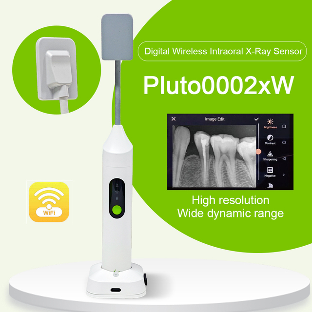 IRAY 0002XW Wireless Dental Sensor Intraoral Handheld Digital Detector APS CMOS Can Connect Canis Radiation Electric Made Metal