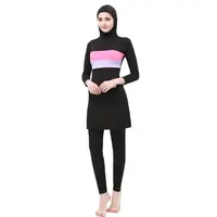 Plus Size Women Muslim Swimwear Hijab Muslim Islamic Plus Size Swimsuit Swim Surf Wear Sport 2 Piece Bathing Suit Set