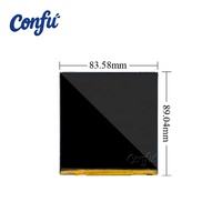 CONFU 4,5 Zoll 1440*1440 Hochauflösendes IPS LCD Tragbares Quadratisches Display für Raspberry Pi & Jetson Nano mit MIPI-Treiberplatine