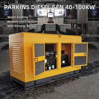 Groupe électrogène diesel silencieux remis à neuf de 100 kW/125 kVA avec contrôleur pour usage domestique
