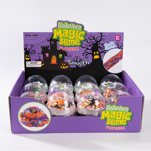 Hot bán Halloween loạt Puff Slime Đảng ủng hộ Slime Set <span class=keywords><strong>DIY</strong></span> playdough handmade mô hình đất sét món quà siêu mềm Slime - Product Image 1