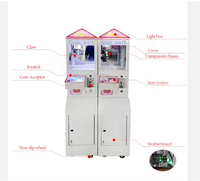 Lifun Factory Wholesale CE Certified 110V/220V Coin Operated Claw Crane Game Prize Redemption Cheap Mini Claw Machine Tempered