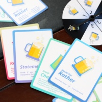 Impression personnalisée Ultimate Girls Night Party Game Jeu amusant pour les dames Night Drinking Card 18 + Card Game