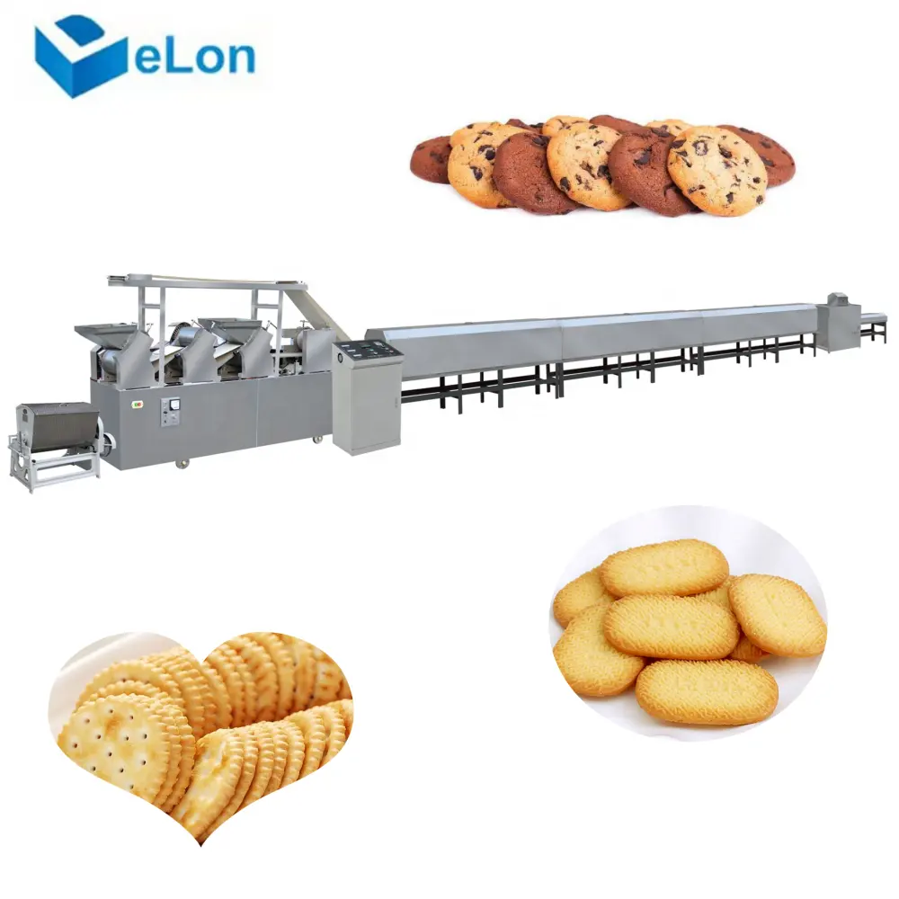 Commerciële Fortuin Koekjes Cookie Making Machine Vinger Cracker Biscuit Productielijn