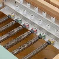 Ahorn/Rot-Eiche Holz Pilates Reformer Maschine Tragbar Verstellbar Multifunktional Studio-Nutzung Umweltfreundlich Langlebig Körper-Balance Yoga