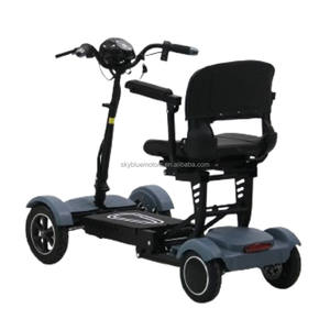 حار بيع رخيصة الثمن خفيفة الوزن قابلة للطي 4 عجلة التنقل سكوتر لكبار السن السفر المدى الطويل - Product Image 6