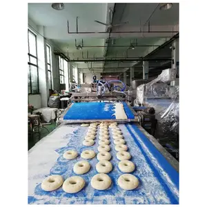 50g 산업 도넛 만드는 기계 높은 도넛 제품 라인 도넛 maschin
