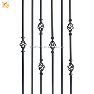 <span class=keywords><strong>Barre</strong></span> ronde droite noire pour <span class=keywords><strong>escalier</strong></span> en bois Vente en gros Intérieur Barrette en <span class=keywords><strong>fer</strong></span> <span class=keywords><strong>forgé</strong></span> à broche de 5/8 pouces - Product Image 1
