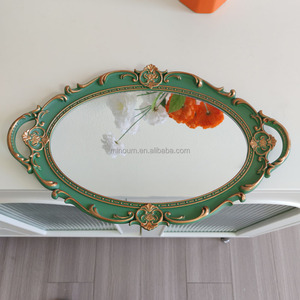 Vintage <strong>Mirror</strong> <strong>Tray</strong> Ins Style Living Room Decoration Ornament Aromatherapy Jewelry Display <strong>Mirror</strong> Storage <strong>Tray</strong> - Product Image 2