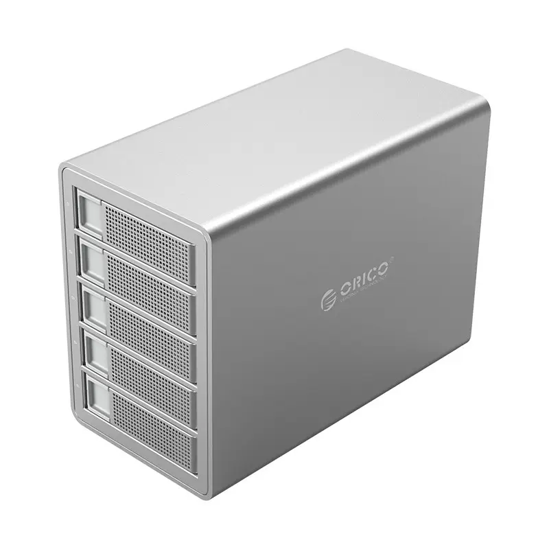 ORICO Aluminum 3.5-inch USB3.0 multi-in-one Nas Hhd chassis supports 5-bracket Raid function External hard drive box Sata