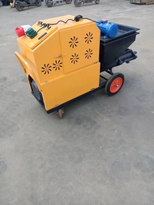 Projecteur de mortier de béton à moteur <span class=keywords><strong>pneumatique</strong></span> bon marché Machine électrique de pulvérisation de plâtre pour pulvérisateur de ciment - Product Image 4