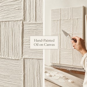 Peintures et décorations murales originales, huile sur toile, Dream Weaver Wabi-Sabi, relief 3D, grand cadre en alliage d'aluminium, pour hôtel, salon - Product Image 6