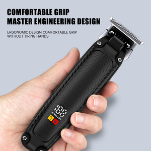 ชุดอุปกรณ์ตัดผมมืออาชีพแบบชาร์จไฟได้ พร้อมเครื่องโกนหนวดไร้สายสำหรับผู้ชาย ชุดตัดแต่งทรงผมและเครื่องเล็มขน - Product Image 5