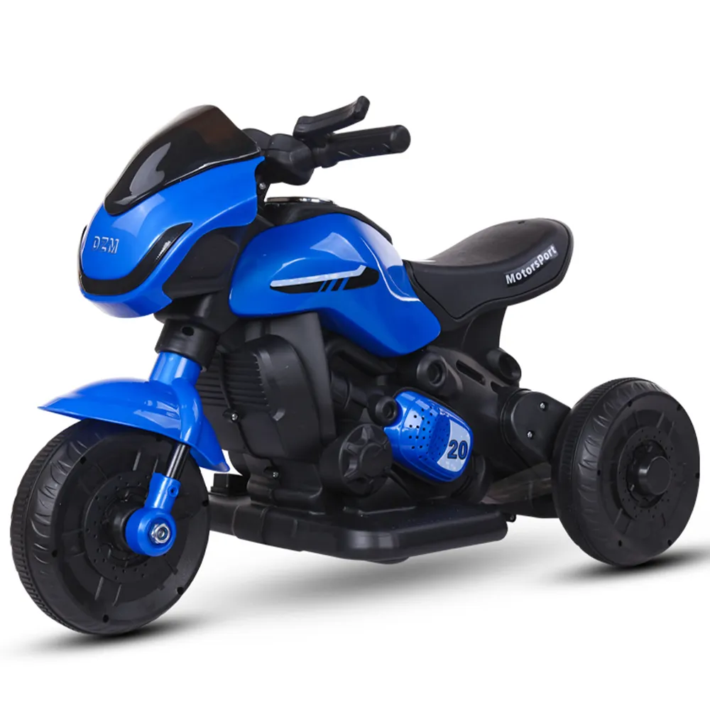 Sepeda listrik Mini anak-anak, sepeda motor lampu LED dan musik naik mobil mainan tiga roda sepeda motor listrik untuk anak-anak