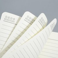 Maßgefertigtes Großhandels-Papier Umweltfreundliches A7 Kraft Loseblatt Mini 50 Blatt Geschenk To-Do-Listen Notizbuch