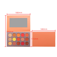 Palette de fards à paupières personnalisée de haute qualité, faible MOQ, vente en gros