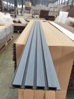 Panneau mural moderne en PVC WPC de haute qualité, imperméable, ignifuge, antistatique, panneau de revêtement de mur extérieur en bois composite