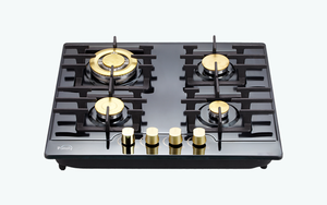 hersteller günstiges gerolltes gehärtetes <span class=keywords><strong>glas</strong></span> 5 brenner gashöfen mit eingebauten edelstahlplatten 4 brenner gasherd - Product Image 3