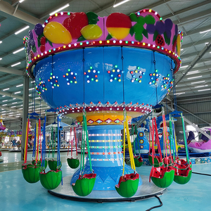 Sillas Voladoras de 16-36 Asientos, Atracciones para Parques de Diversiones con Temática de Sandía, Materiales Duraderos de Fibra de Vidrio, Metal y Acero, en Venta - Product Image 2