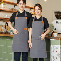 Uniformes de serveur élégants et uniformes de restaurant, tabliers et capes jetables pour salon, tablier imperméable résistant