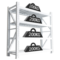 Système de rayonnage sélectif à moyenne charge pour entrepôt, rayonnage de stockage de pneus, stockage industriel sans boulons, protection contre la corrosion, résistant au froid