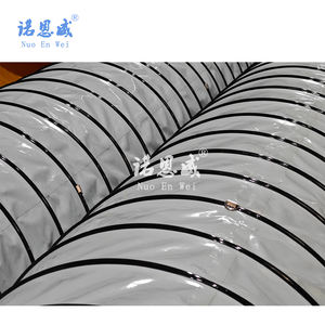 Tubes en plastique flexibles industriels en spirale de conduit d'air de PVC de 100mm-1500mm pour le système de pelletisation de la poussière - Product Image 4