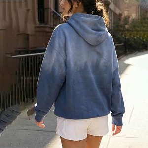 Sudadera con Capucha de Algodón para Mujer, Estilo Deportivo Informal, con Logotipo Personalizado de Alta Calidad, Sudadera con Capucha Holgada con Hombros Caídos, Sudadera con Capucha de Moda - Product Image 2