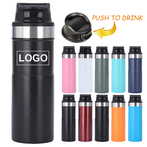 Nouveau Style Creative 16OZ Bouteille D'eau En Acier Inoxydable Double Paroi Isolé Sous Vide Robuste Durable Gobelet Avec Couvercle - Product Image 1