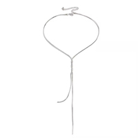Nouveau collier géométrique exagéré en acier inoxydable plaqué or pour femme, avec chaîne serpent à pampilles, ensemble de bijoux sexy pour soirée et fiançailles