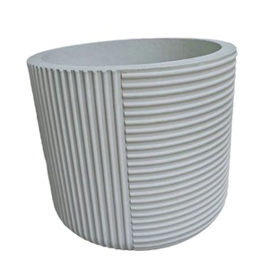 Nuevos Materiales de Construcción de Piedra, Maceta de Hormigón Gris de Alta Resistencia para Uso en Interiores y Exteriores - Product Image 2