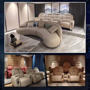 Canapé de cinéma, sièges inclinables, salon, siège de cinéma de luxe, villa, home cinéma électrique, siège VIP, canapé de cinéma électrique pour la maison - Product Image 3