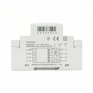 Tac4321 100A LCD ba giai đoạn Din Rail mutil-chức năng tuya năng lượng Meter Hỗ trợ Wifi Bi-directional RS485 - Product Image 6