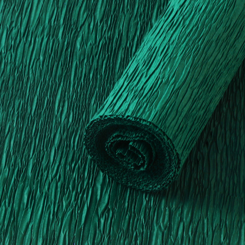 papel crepé verde oscuro