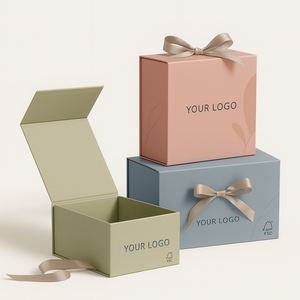 Tùy Chỉnh In Cao Cấp Scatola Sang Trọng Cứng Nhắc Cứng Bìa Từ Đóng Cửa Coffret Hộp Quà Tặng Para Regalos Cajas Personalizadas - Product Image 1