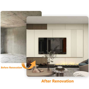 Panneau mural rainuré WPC moderne anti-collision, décoration murale intérieure imperméable, construction rapide, revêtement mural intérieur - Product Image 3