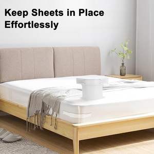 ชุดยึดมุมผ้าปูที่นอนแบบหนาพิเศษ 4 ชิ้น ช่วยให้ผ้าปูที่นอนยึดติดแน่น - Product Image 4