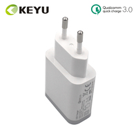 5V 3A 9V 2A 12V 1.5A 18W nous/ue/japon Qc 3.0 chargeur mural Qualcomm Charge rapide 3.0 chargeur de Port Usb unique