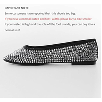 Ballerines plates en gros pour femmes, chaussures plates à strass, ballerines scintillantes, ballerines décontractées en maille à paillettes pour mariage