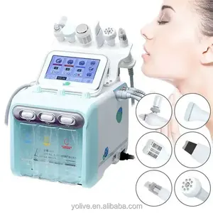 7-in-1 hydrodermabrasion anti-aging hydrogen and oxygen facial machine H2o2 small bubble cleansing and beauty equipment