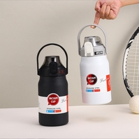 Fournisseur de Bouteilles d'Eau Près de Chez Moi – Bouteille Isotherme Portable en Acier Inoxydable 316 pour Enfants avec Poignée, Couvercle Rabattable et Buvable Directement, Idéale pour l'Extérieur