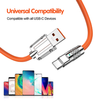 Vente en gros de téléphone portable Chargement tressé Type-c Câble USB Données Câble de chargeur rapide