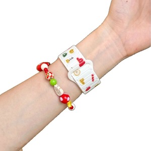 Cinturino Creativo in Silicone Colorato con Alfabeto per Ragazze BEEFLYPOWER, Compatibile con Apple Watch Serie 10 11, Braccialetto Sottile e Carino - Product Image 5